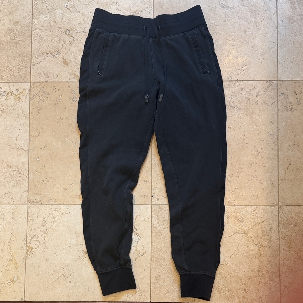 lululemon athletica Black Drawstring joggers pants size 6